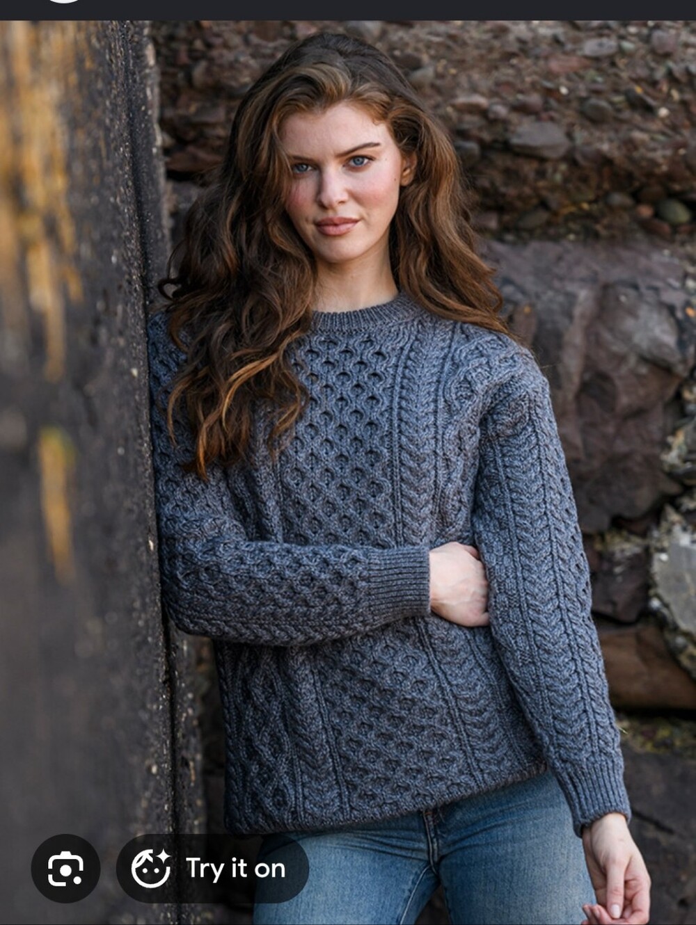 Merino Wool Aran Sweater from the Aran Sweater Market